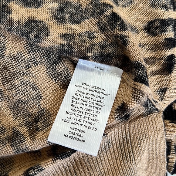 Halogen Leopard Print Sweater - Picture 6 of 6
